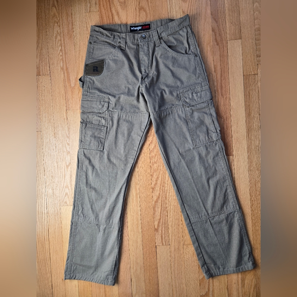 Wrangler RIGGS Workwear Ripstop Ranger Cargo Pant, Bark (tan) | Like New!